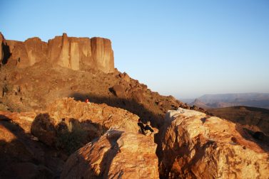 Landskapet bjuder på spektakulära vyer